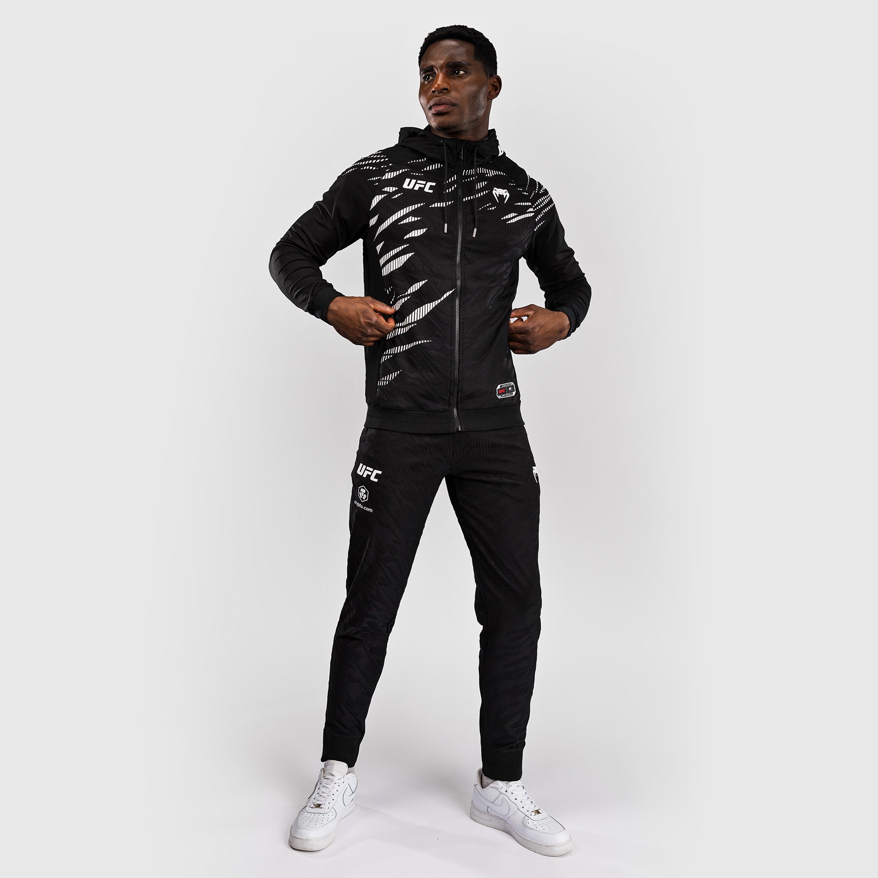 Veste à Capuche pour Hommes UFC Fusion by Venum Personnalisé Authentic Fight Night - Noir