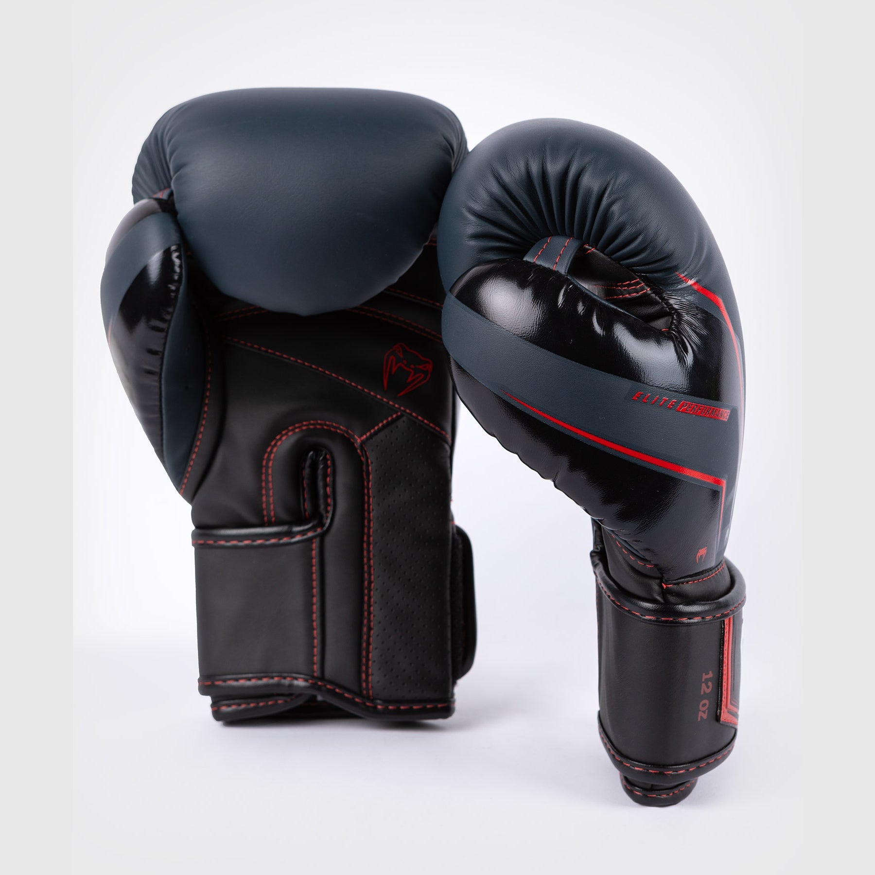 Gants de Boxe Venum Elite Evo - Bleu Marine/Noir/Rouge