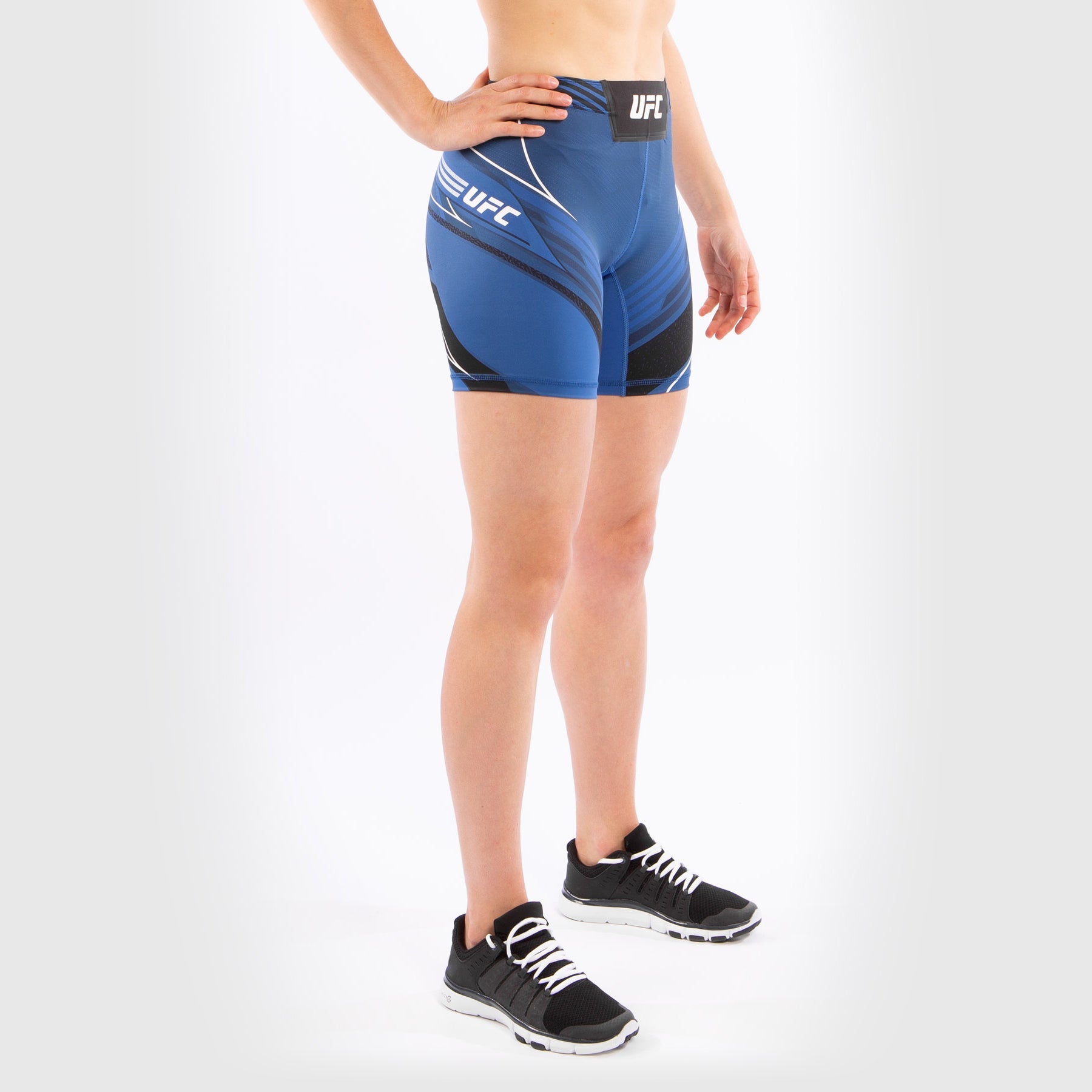 Short de compression pour Femmes UFC Venum Authentic Fight Night - Coupe Longue - Bleu