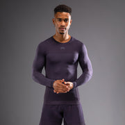 Rashguard à Manches Longues Venum G-Fit Air pour Hommes - Violet Intense