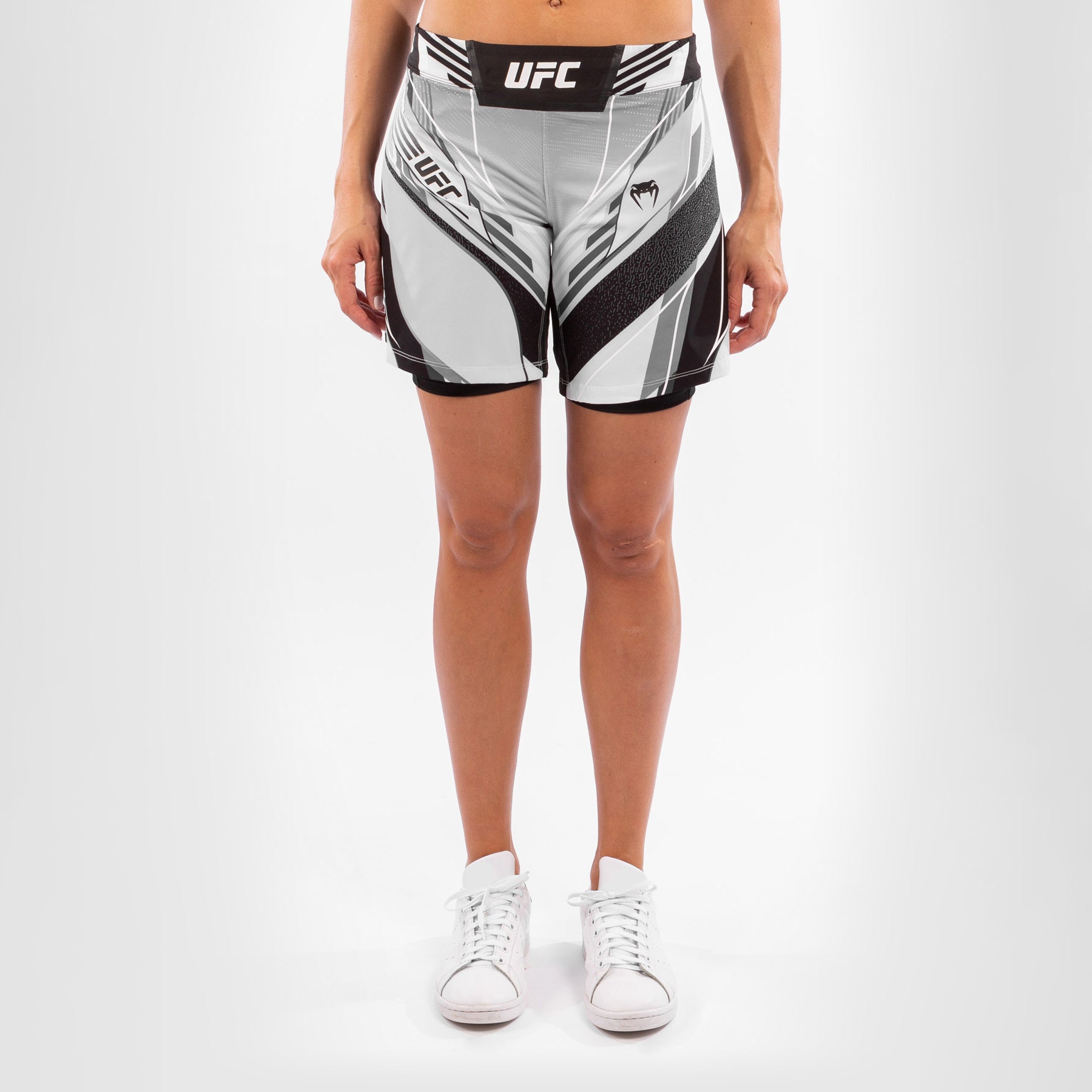 Fightshort Femme UFC Venum Authentic Fight Night - Coupe Longue - Blanc