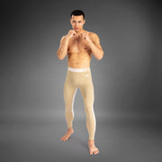 Pantalon de Compression pour Hommes Venum Tempest - Beige/Sable