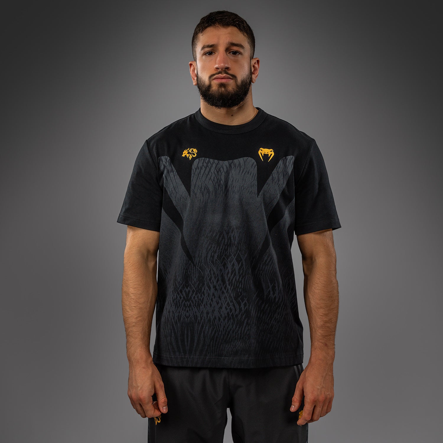 T-shirt Venum x Chimaev - Noir/Gris