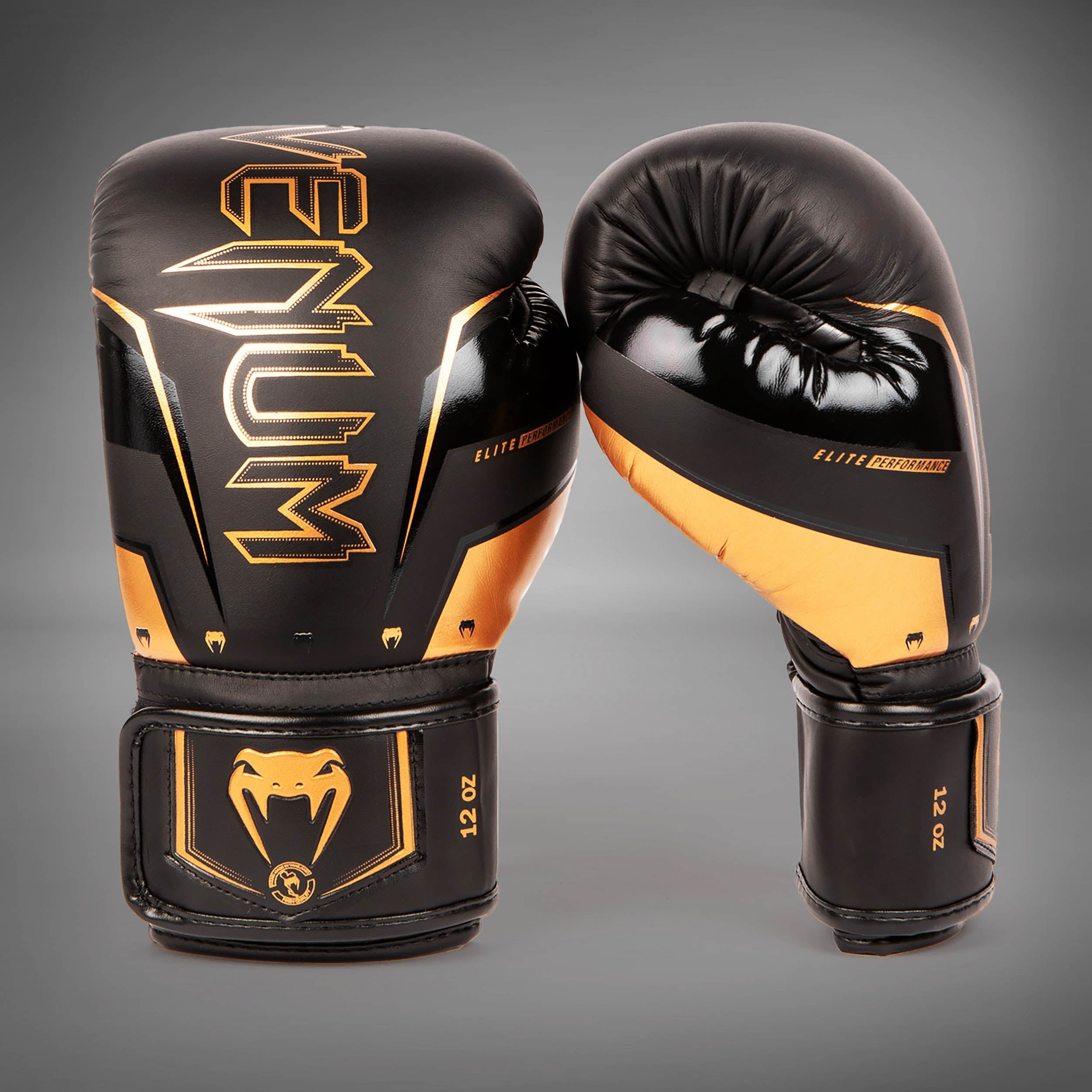 Gants de Boxe Venum Elite Evo - Noir/Bronze