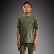 T-shirt pour Enfants Venum Contender - Vert militaire/Orange
