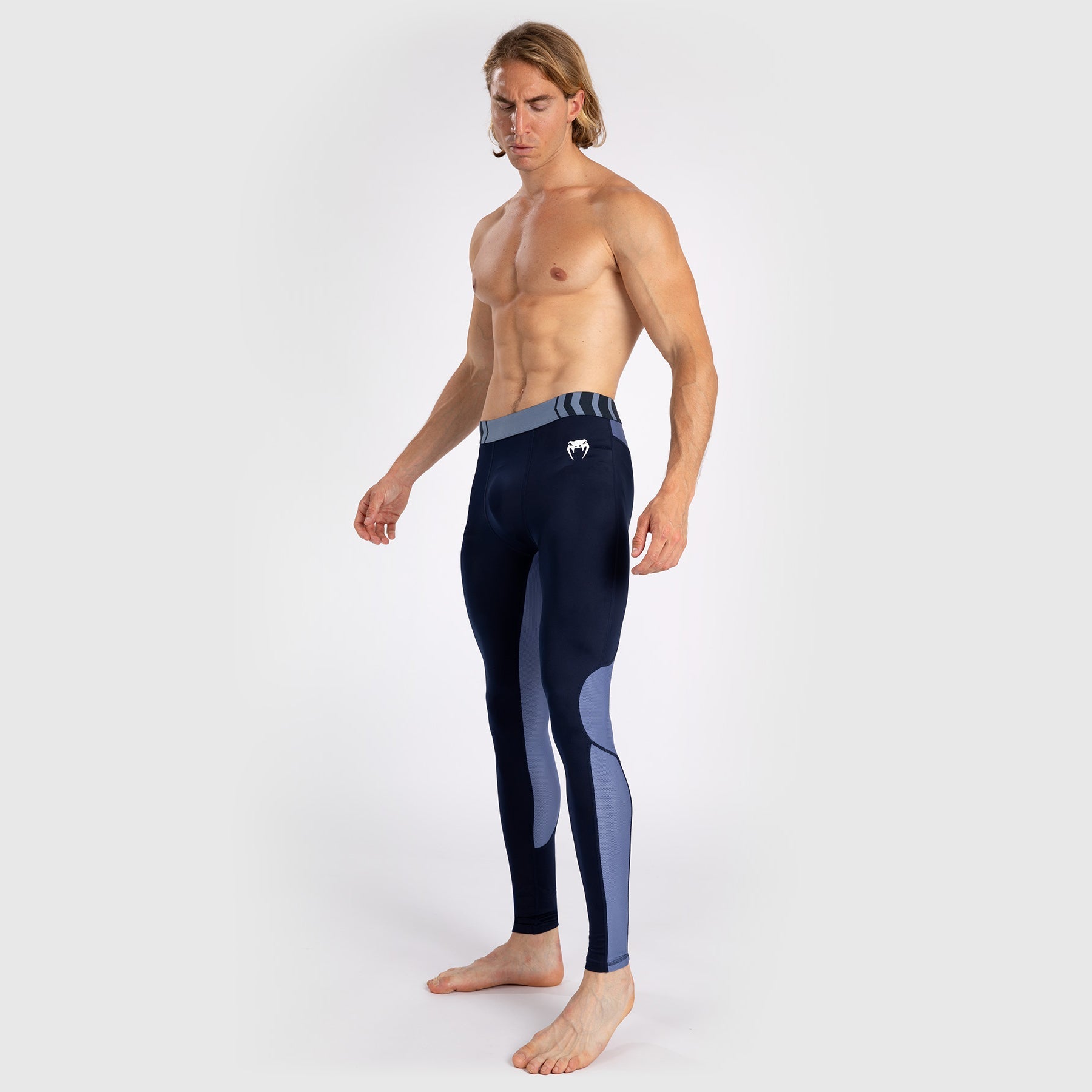 Pantalon de compression pour Hommes Venum Tempest - Bleu Marine/Bleu