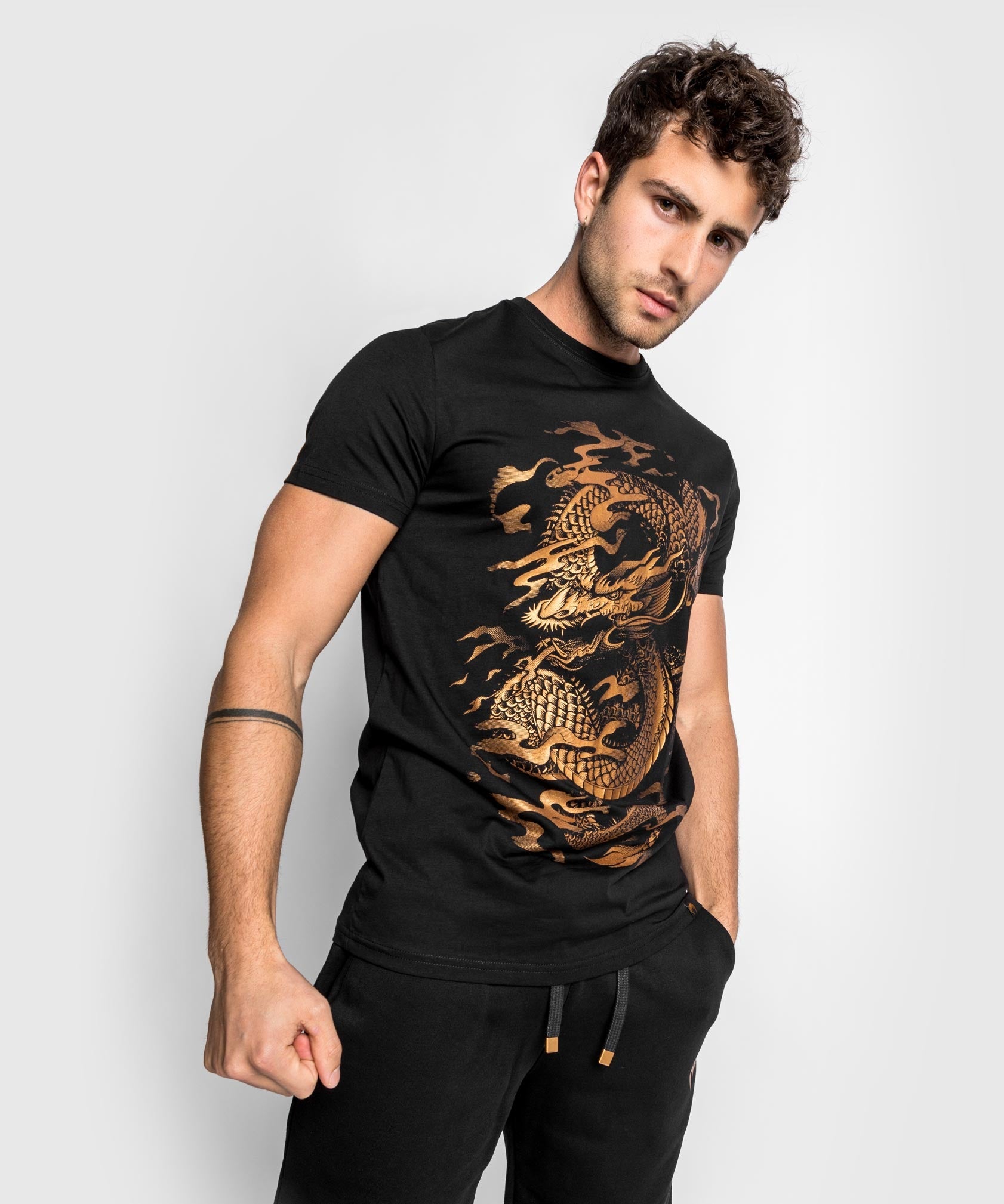T-Shirt Venum Dragon's Flight - Noir/Bronze
