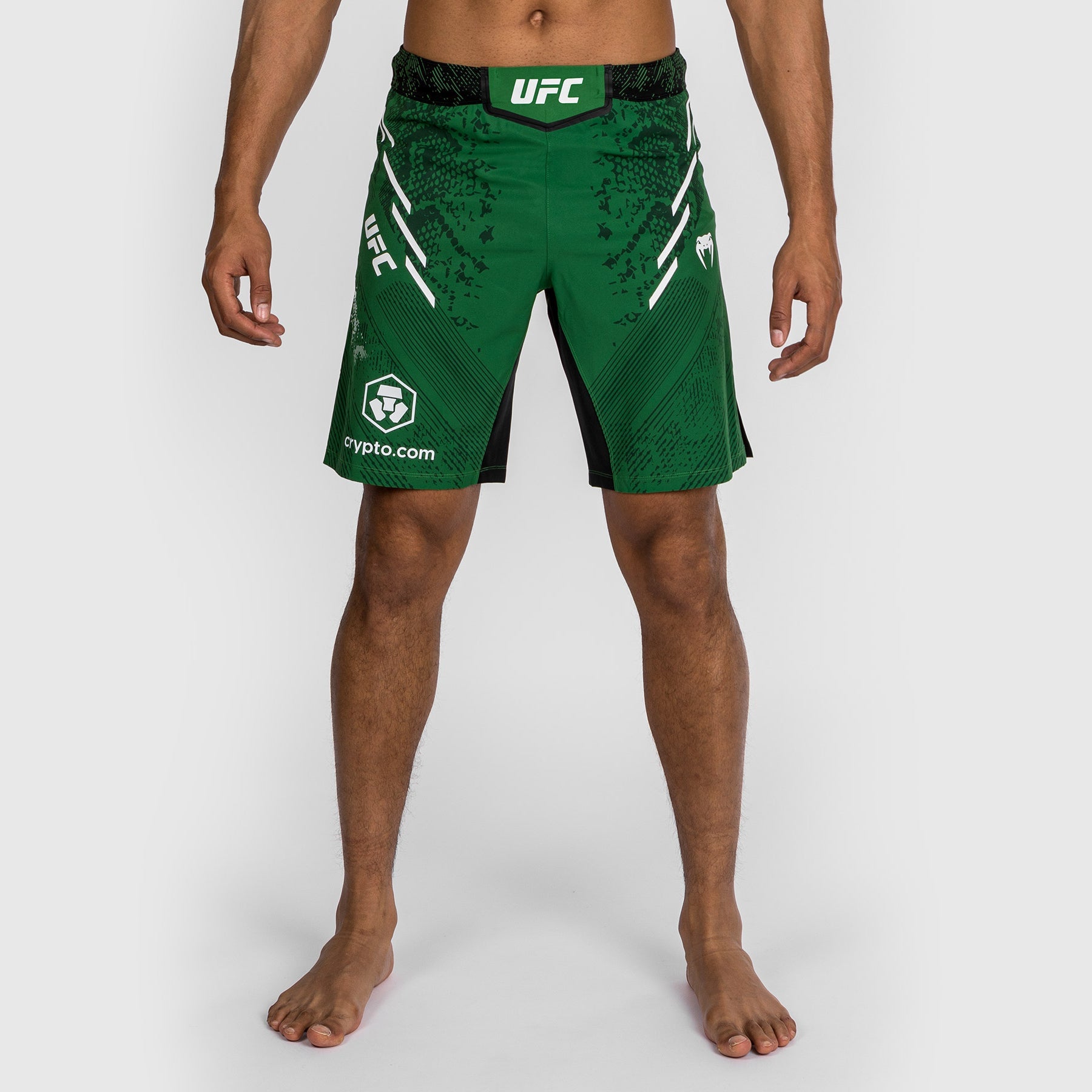 Short de combat personnalisé Coupe longue pour Hommes UFC Adrenaline by Venum Authentic Fight Night – Jaune