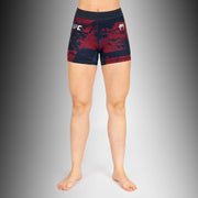 Short de compression Performance Femme UFC Zenith by Venum Authentic Fight Week - Bleu marine/Bordeaux/Argent