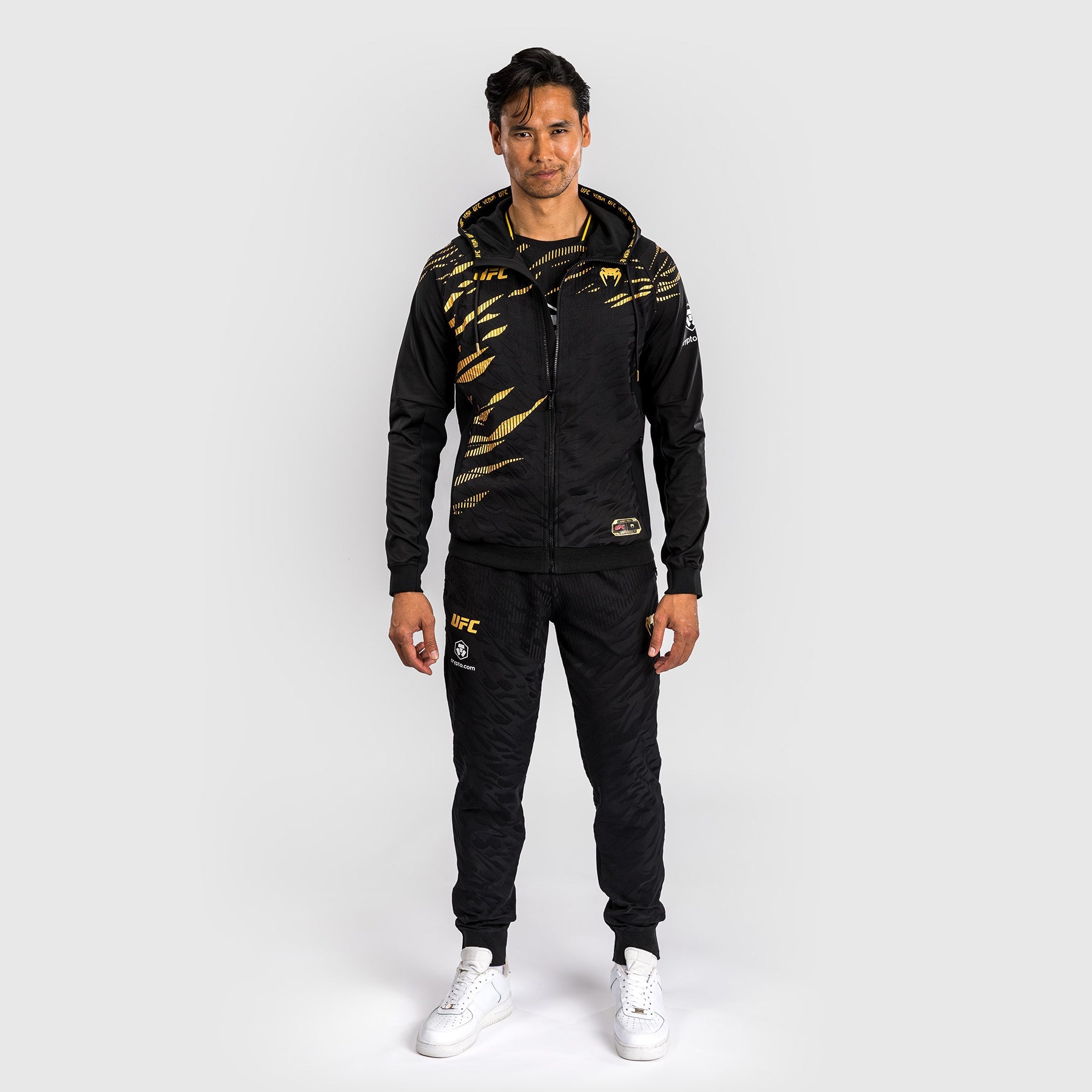 Sweatshirt à Capuche pour Hommes UFC Fusion by Venum Personnalisé Authentic Fight Night - Champion