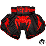 Short de Muay Thaï Venum Bangkok Inferno Kids - Noir/Rouge