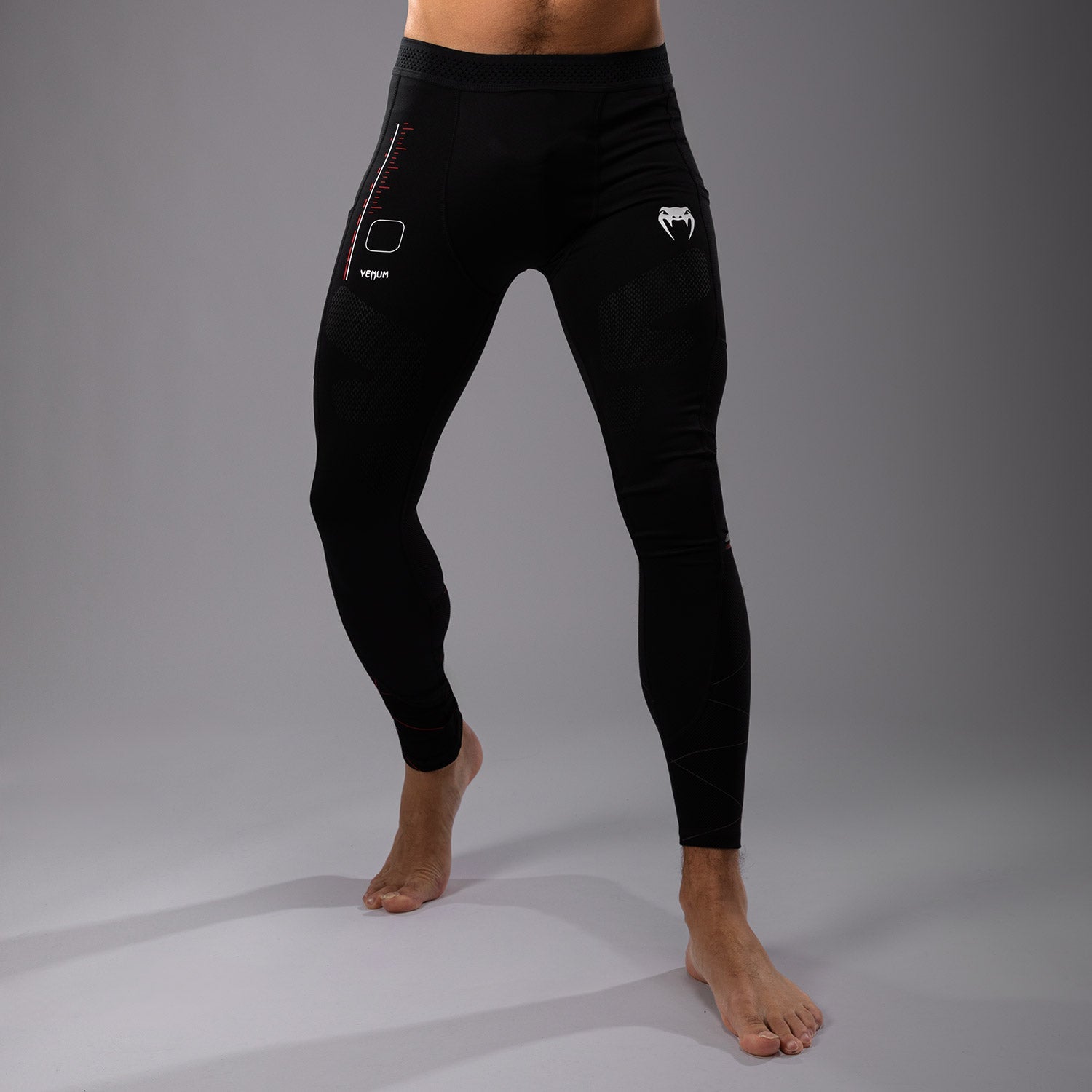 Pantalon de Compression Venum Tactical XT- Noir/Rouge Feu