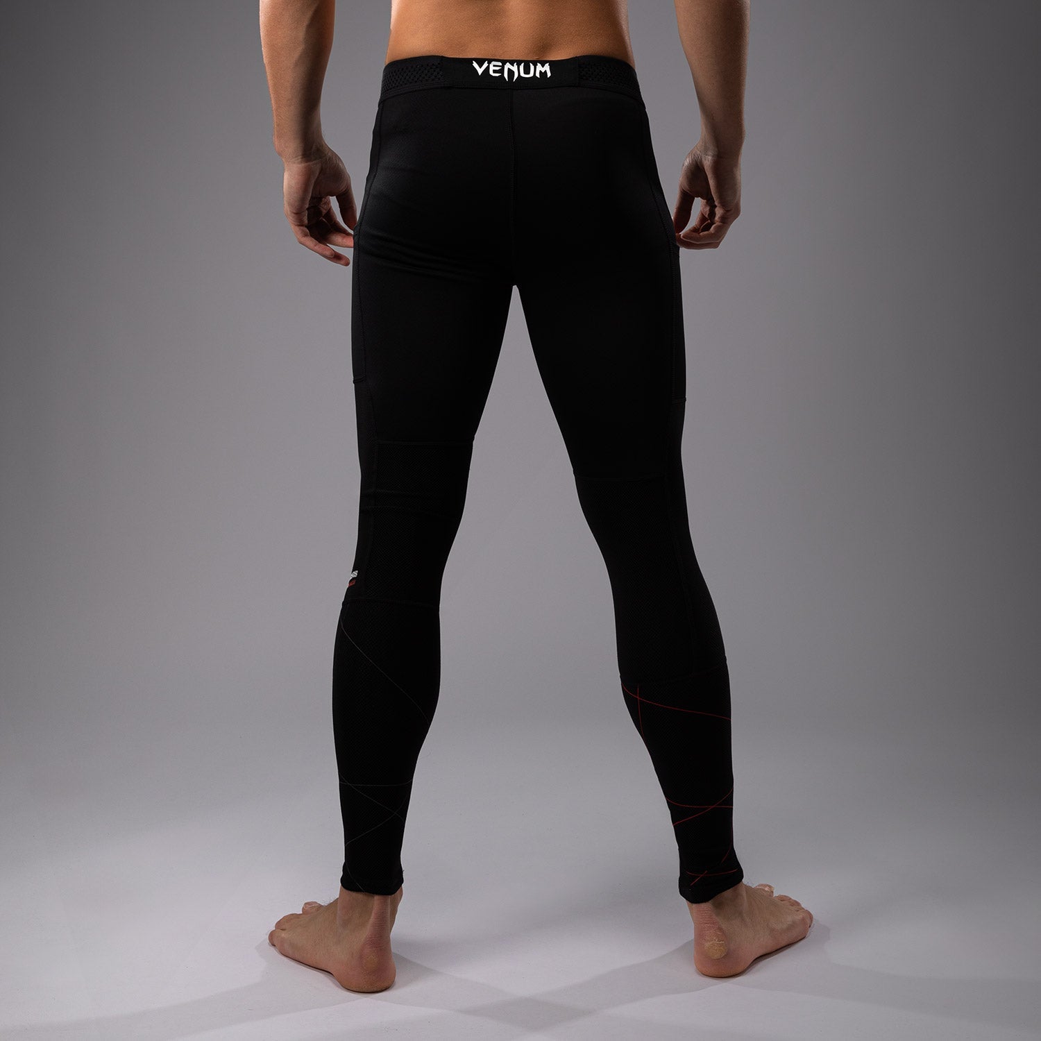 Pantalon de Compression Venum Tactical XT- Noir/Rouge Feu