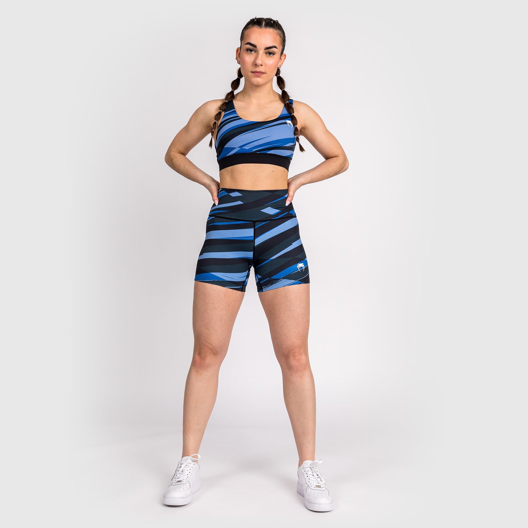 Short de Compression pour Femmes Venum Abyss - Bleu Foncé