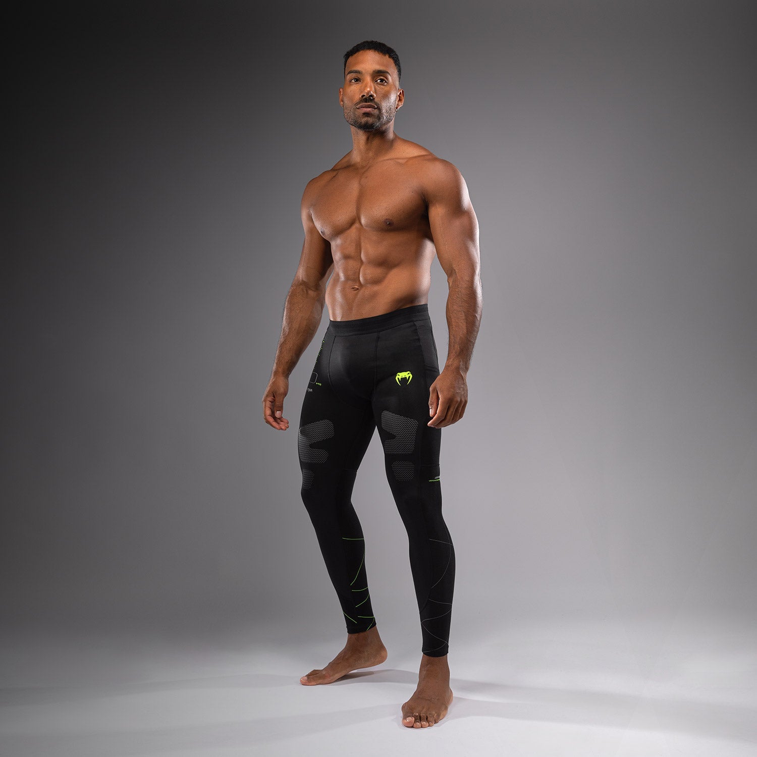 Pantalon de compression Venum Training Camp 4.0 - Noir/Vert Fluo