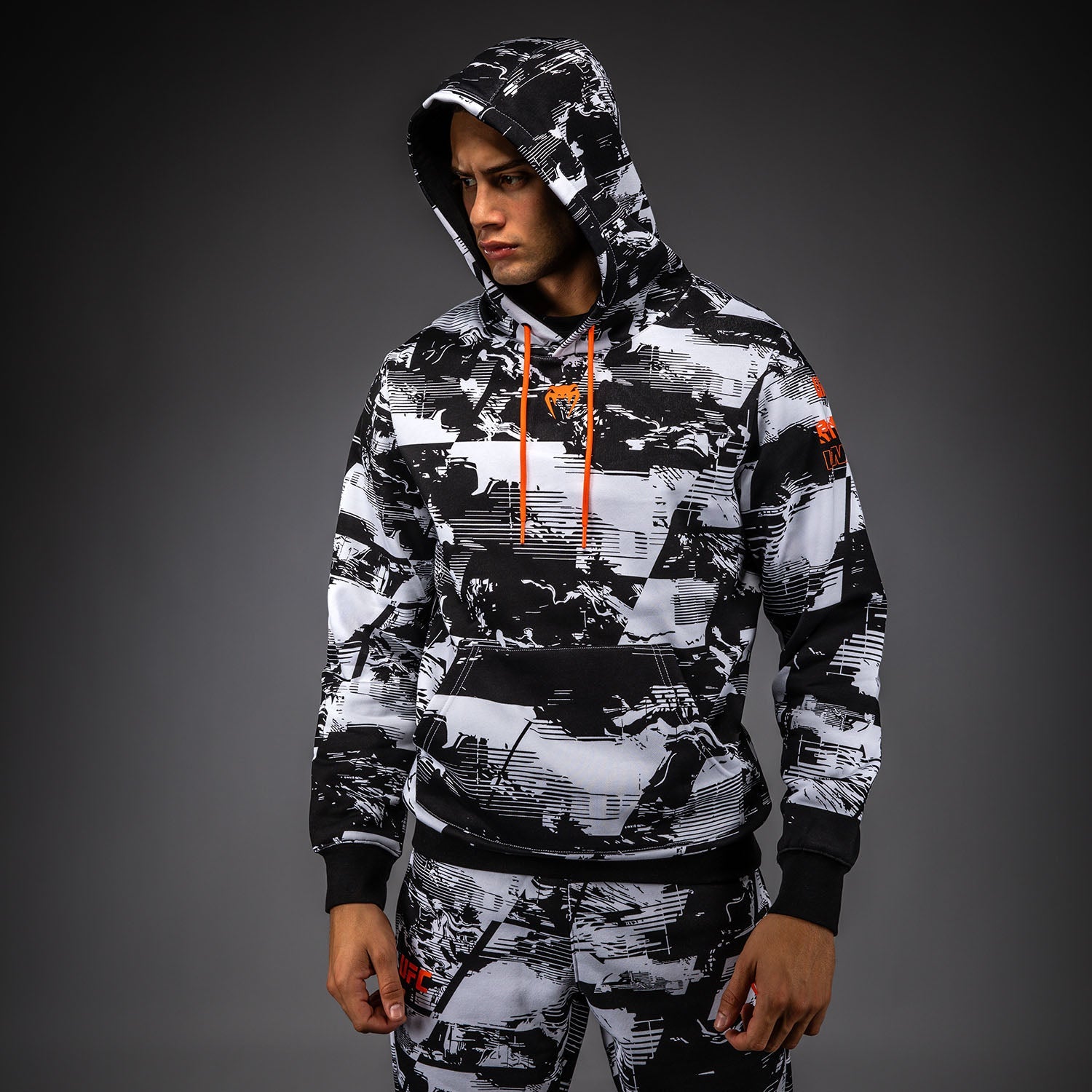 Sweat à capuche Homme UFC Zenith by Venum Authentic Fight Week - Blanc