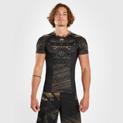 Rashguard à Manches Courtes Venum Gorilla Jungle - Noir/Sable
