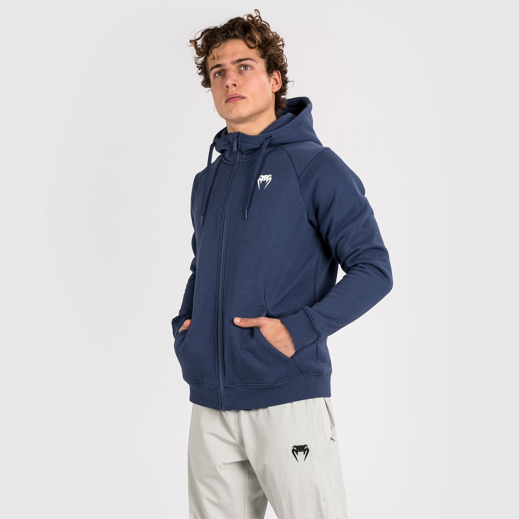 Sweatshirt Zippé à Capuche Venum Strikeland - Bleu marine