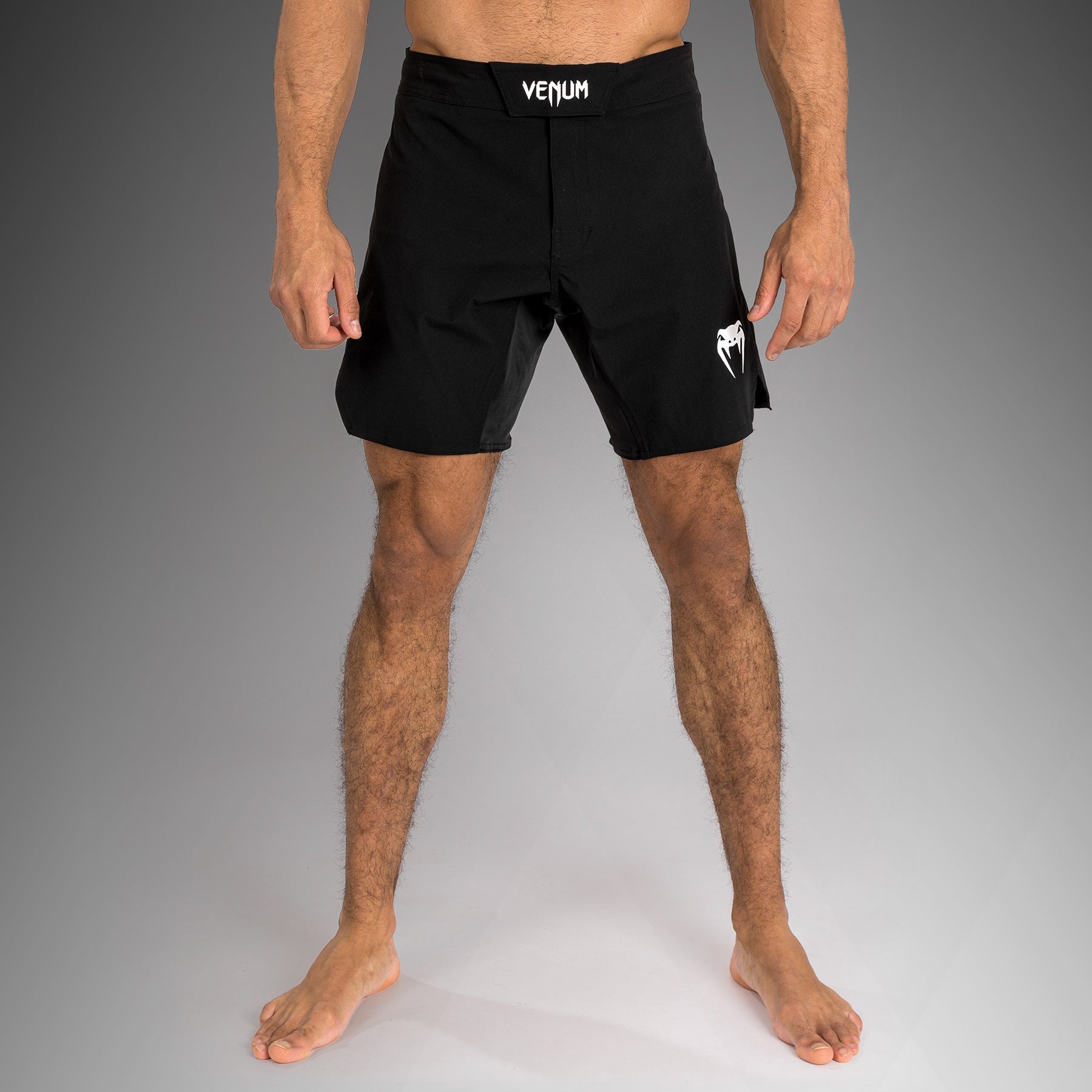 Short de combat pour homme Venum Contender - Noir/Blanc