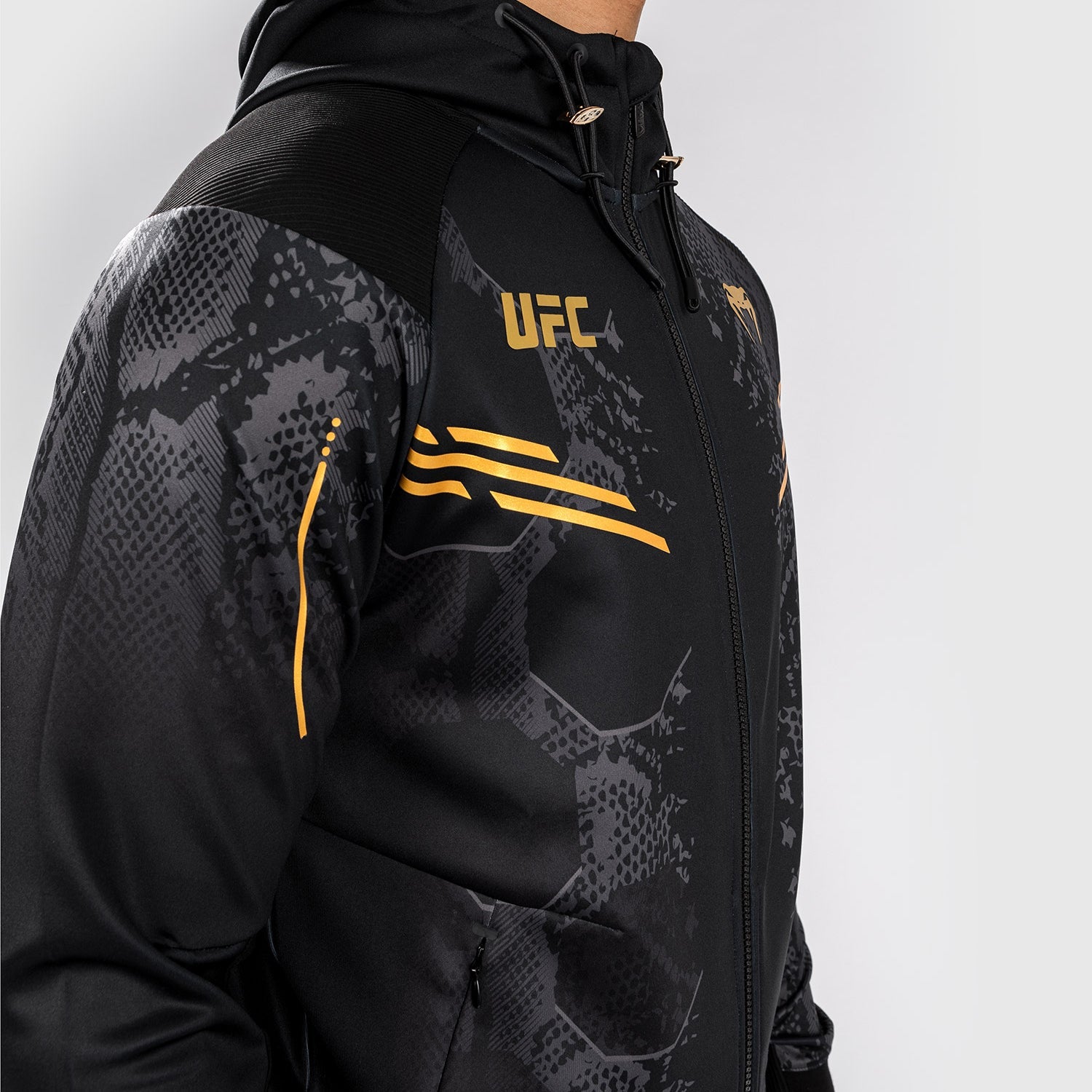Veste à capuche Walkout pour Hommes UFC Adrenaline by Venum Authentic Fight Night - Champion