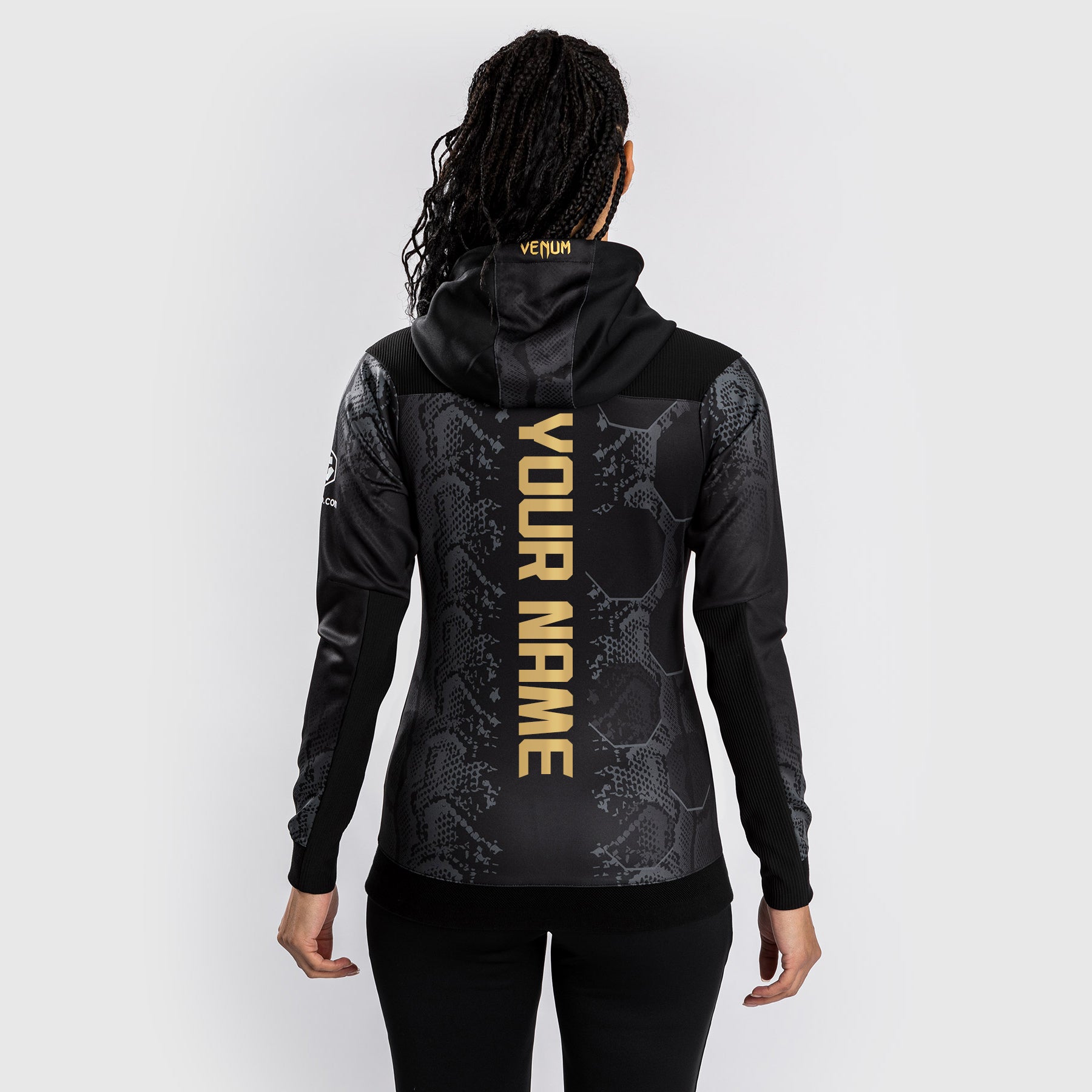 Veste à capuche Personnalisée pour Femmes UFC Adrenaline by Venum Authentic Fight Night - Champion
