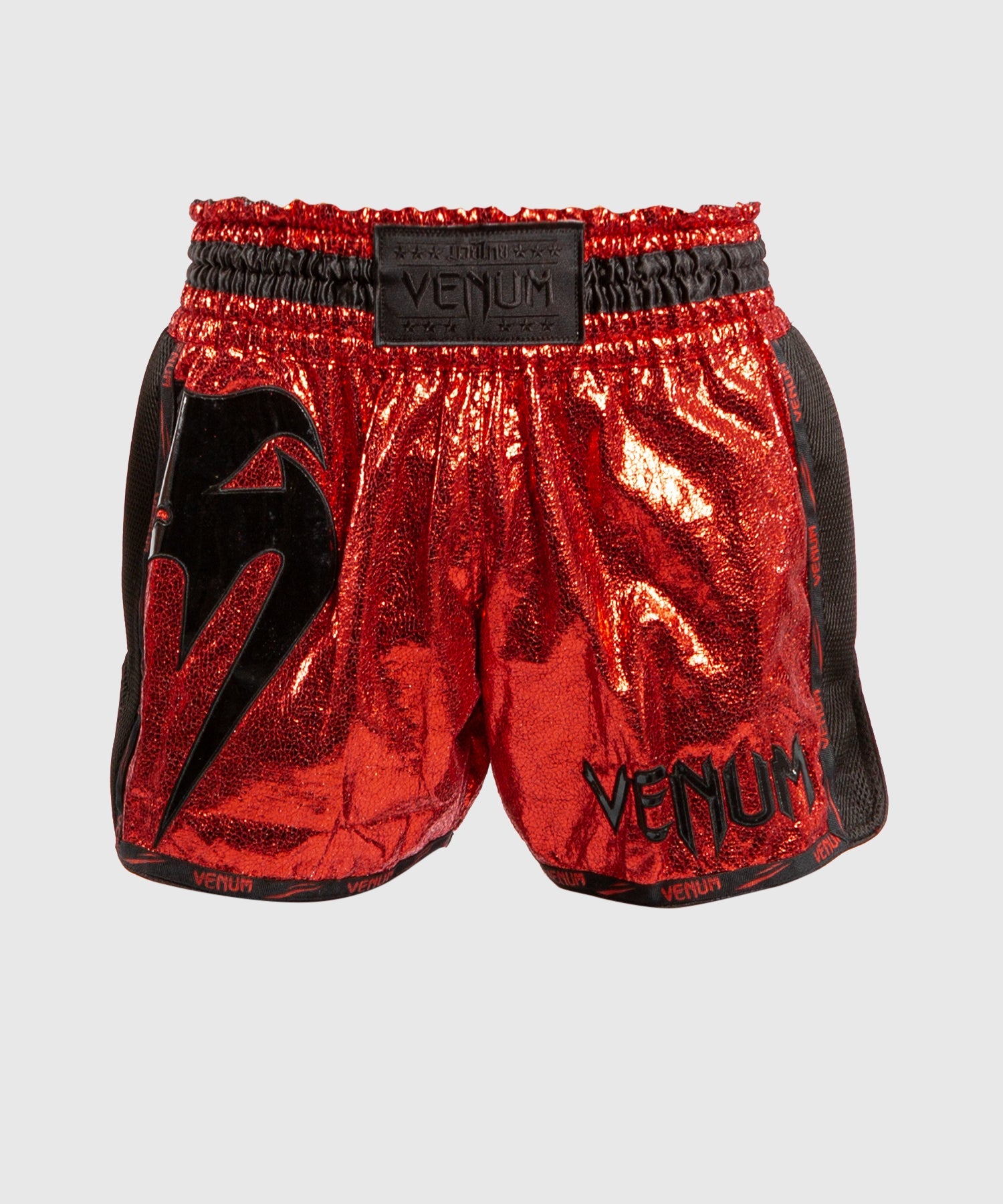 Short de Muay Thai Venum Giant Foil - Rouge/Noir