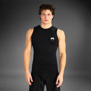 Rashguard sans manches pour hommes Venum Contender - Noir/Blanc