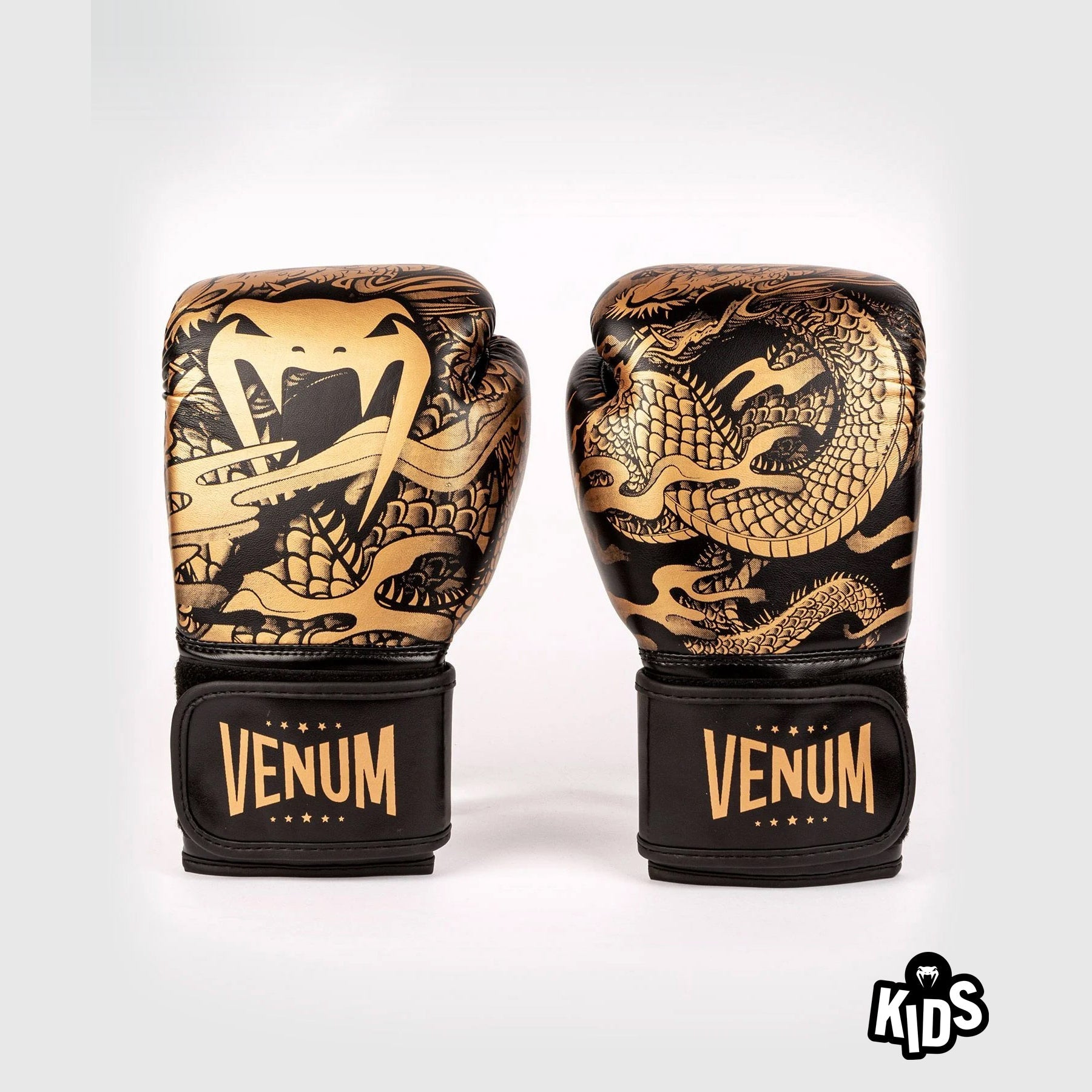 Gants de Boxe Venum Dragon's Flight - Pour Enfants - Noir/bronze