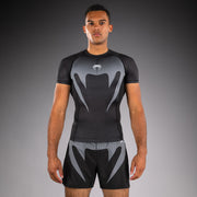 Rashguard Venum No Gi - Noir/Gris Argenté