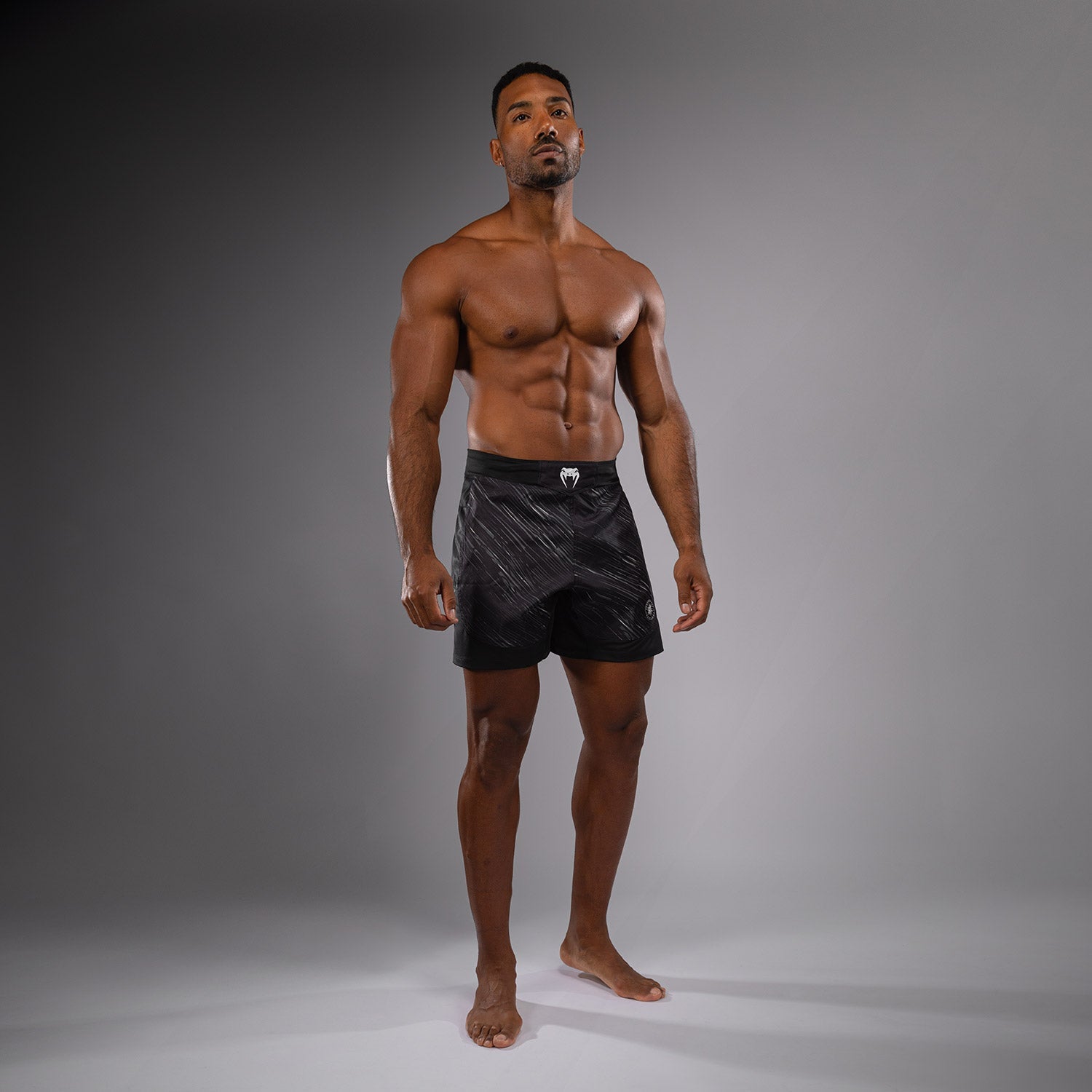 Short de Combat Venum Rapid Light - Noir/Gris Tempête