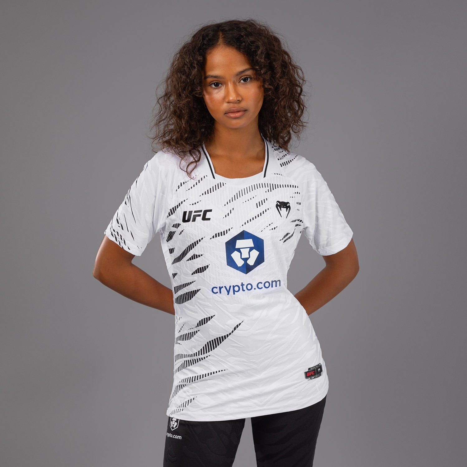 T-shirt Dry-Tech pour Femmes UFC Fusion by Venum Authentic Fight Night - Blanc