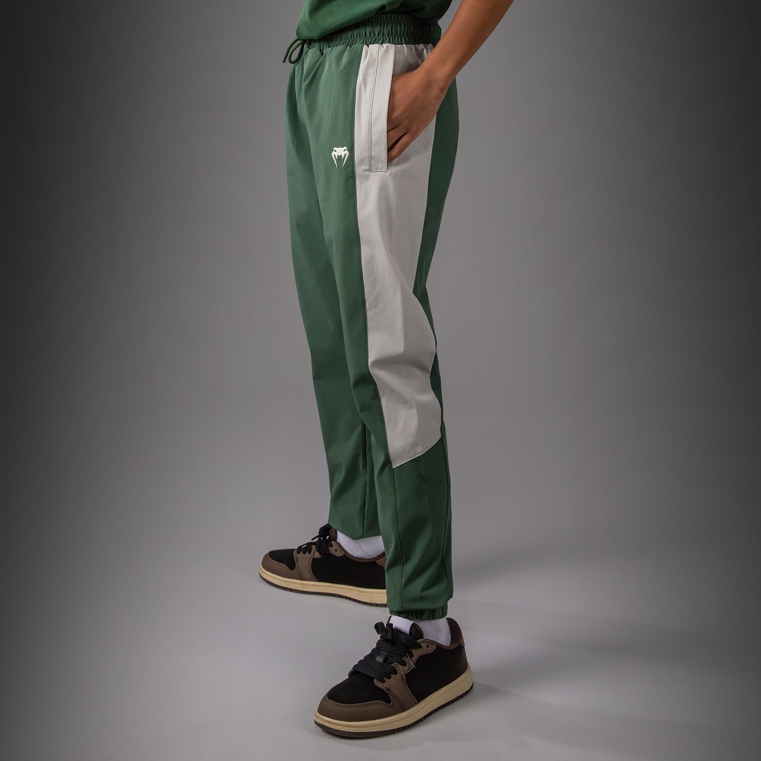 Pantalon de Jogging Venum Vectra – Vert Forêt/ Blanc Cassé
