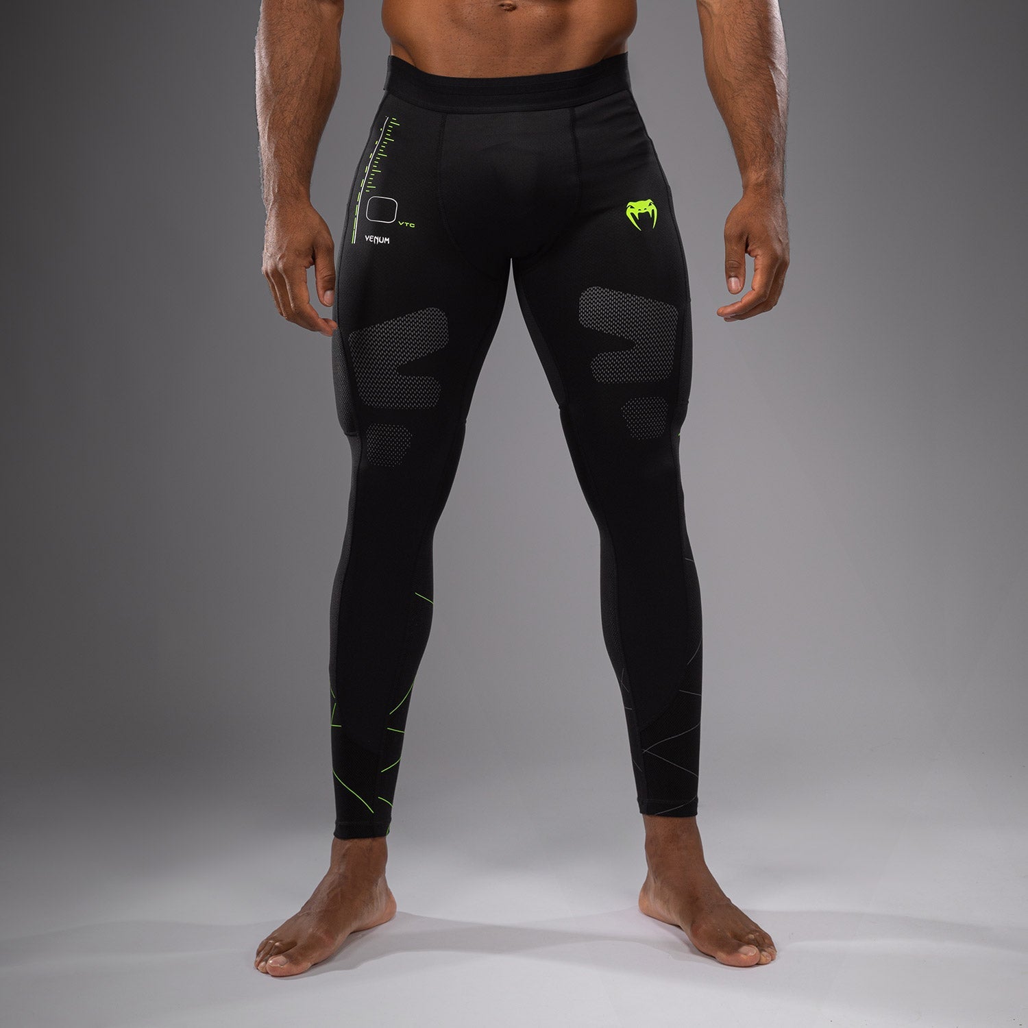 Pantalon de compression Venum Training Camp 4.0 - Noir/Vert Fluo