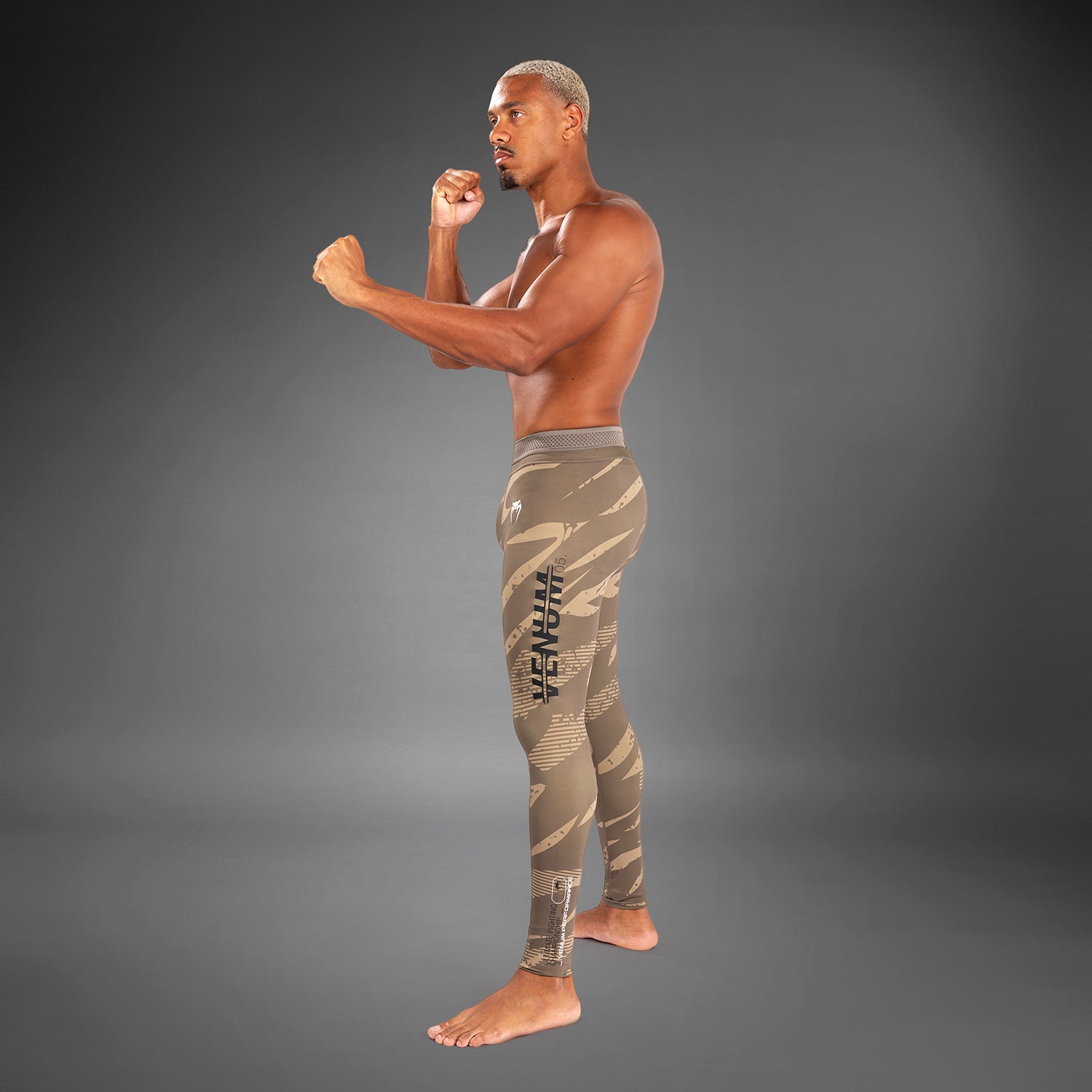 Pantalon de Compression pour Hommes UFC Adrenaline by Venum Fight Week Performance - Desert Camo