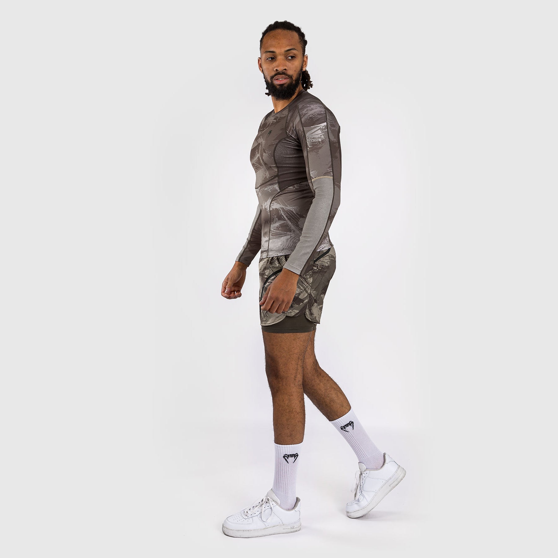 Venum Electron 3.0 Rashguard à manches longues - Sable