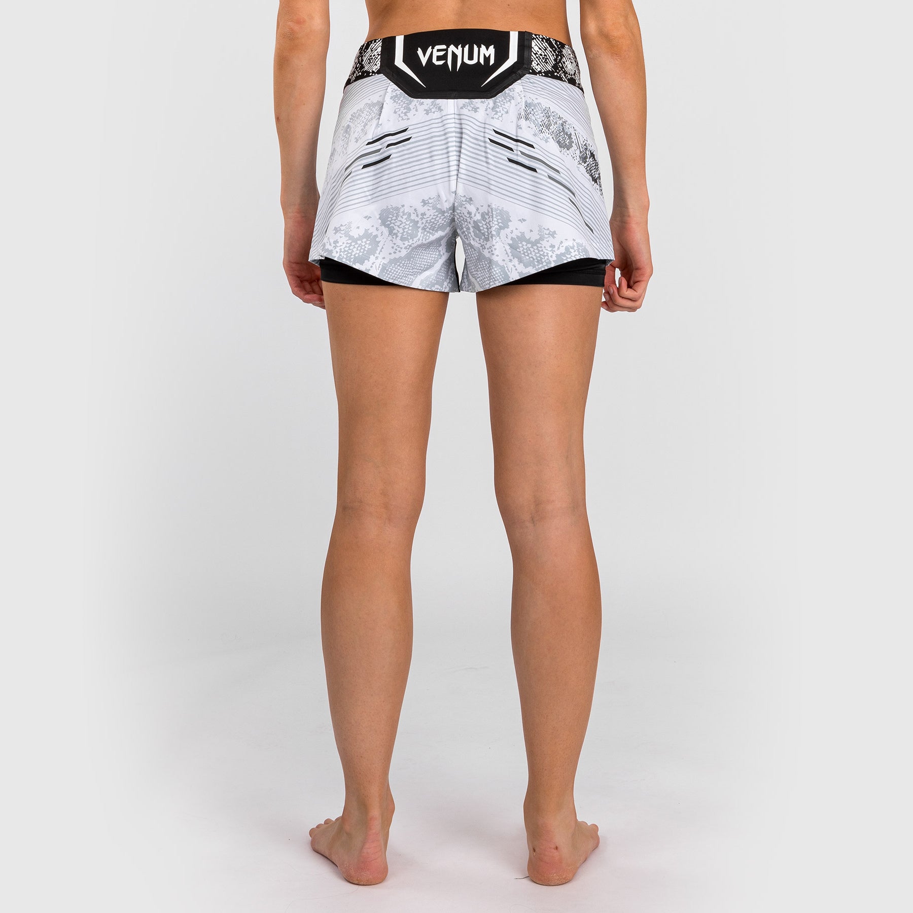 Short de Combat pour Femmes UFC Adrenaline by Venum Authentic Fight Night - Blanc