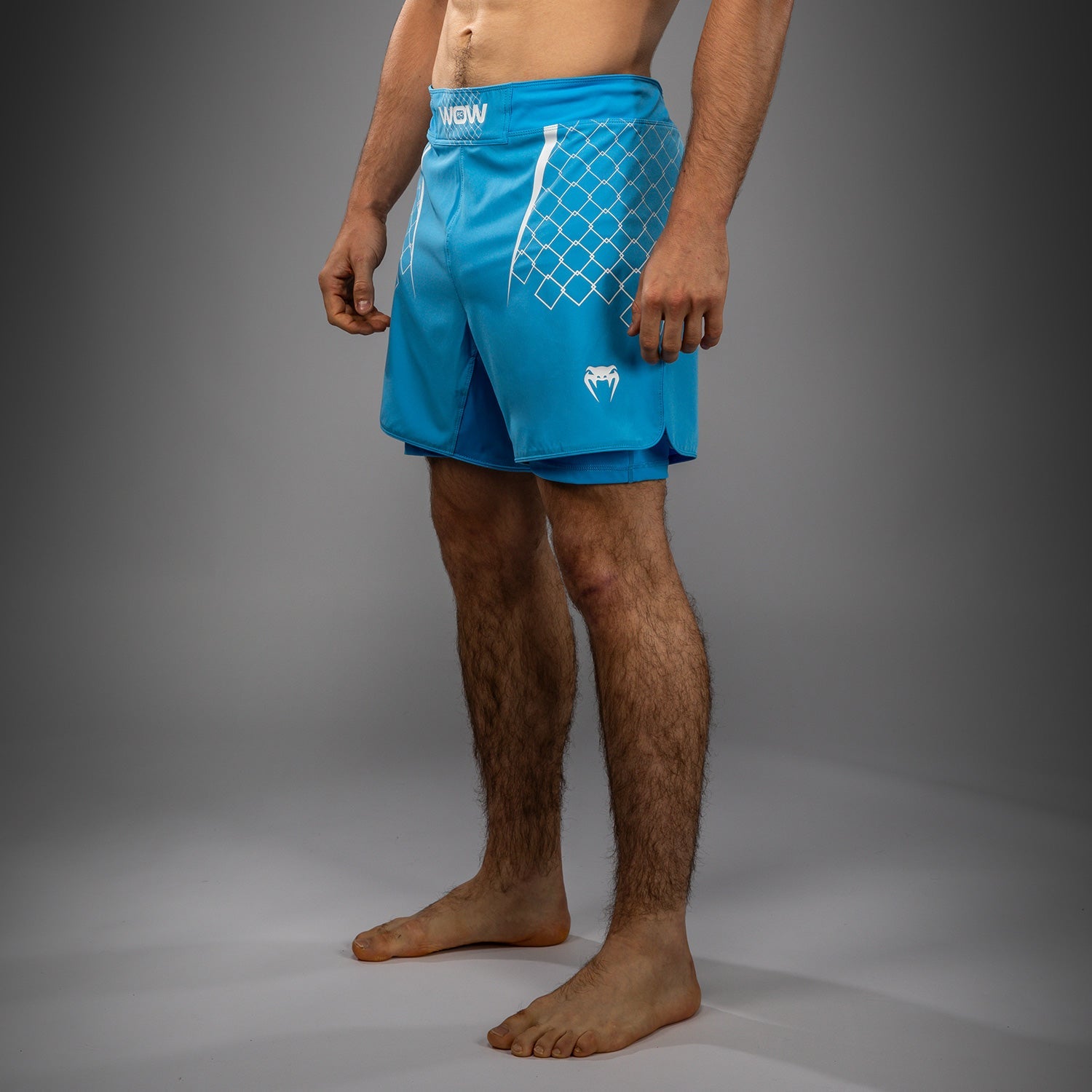 Short de Combat pour Hommes Venum x WOW FC - Bleu