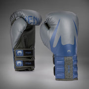 Gants de boxe Venum Reverso - Gris tempête/ Bleu royal