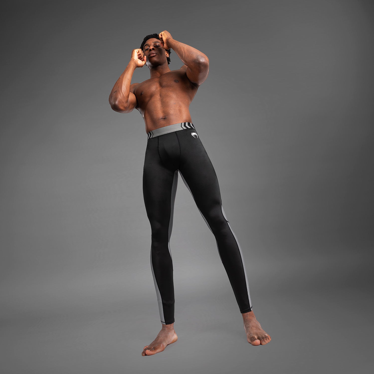 Pantalon de compression pour Hommes Venum Tempest - Noir/Gris