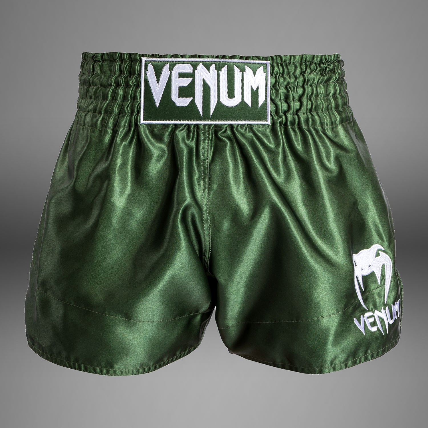 Venum Classic Short Muay Thaï Kaki/Blanc
