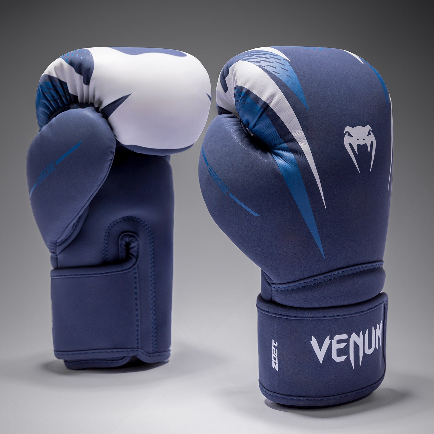 Gants de boxe Venum Hurricane – Bleu Minuit/Blanc
