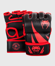 Gants de MMA Venum Challenger - Sans pouce - Noir/Rouge