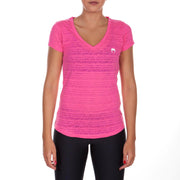 T-shirt Femme Col V Venum Essential - Rose