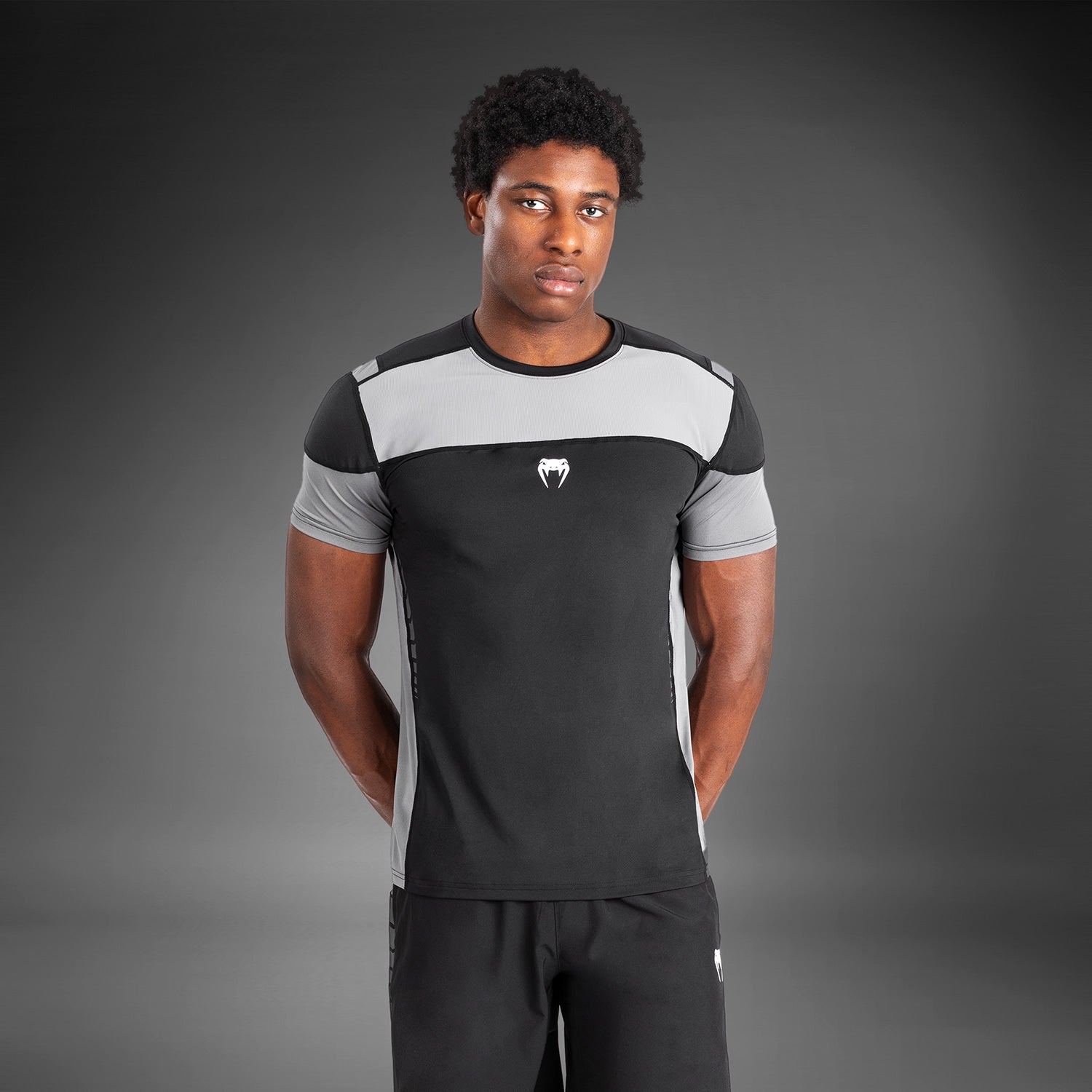 T-shirt Dry-Tech pour Hommes Venum Tempest - Noir/Gris