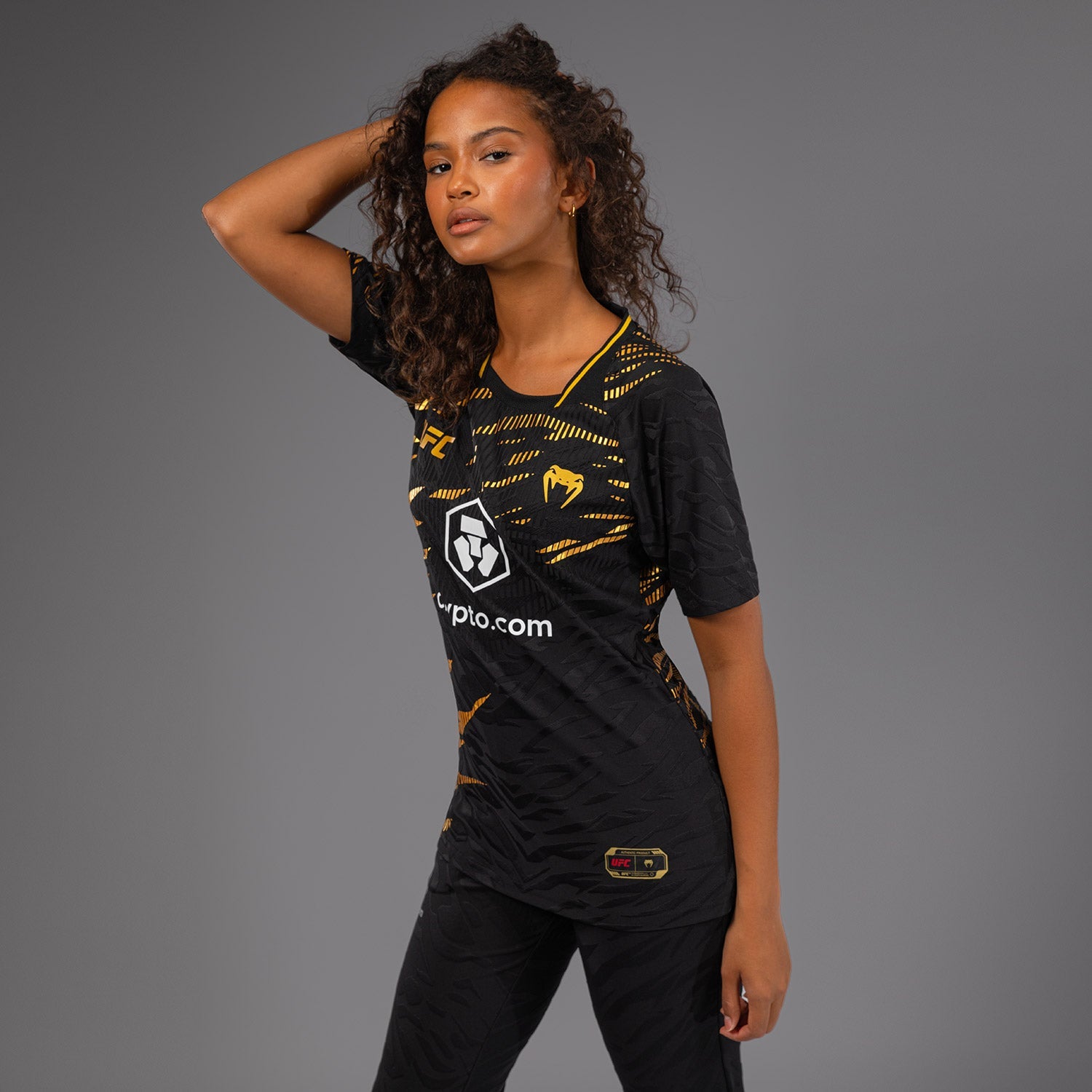 T-shirt Dry-Tech pour Femmes UFC Fusion by Venum Authentic Fight Night - Champion