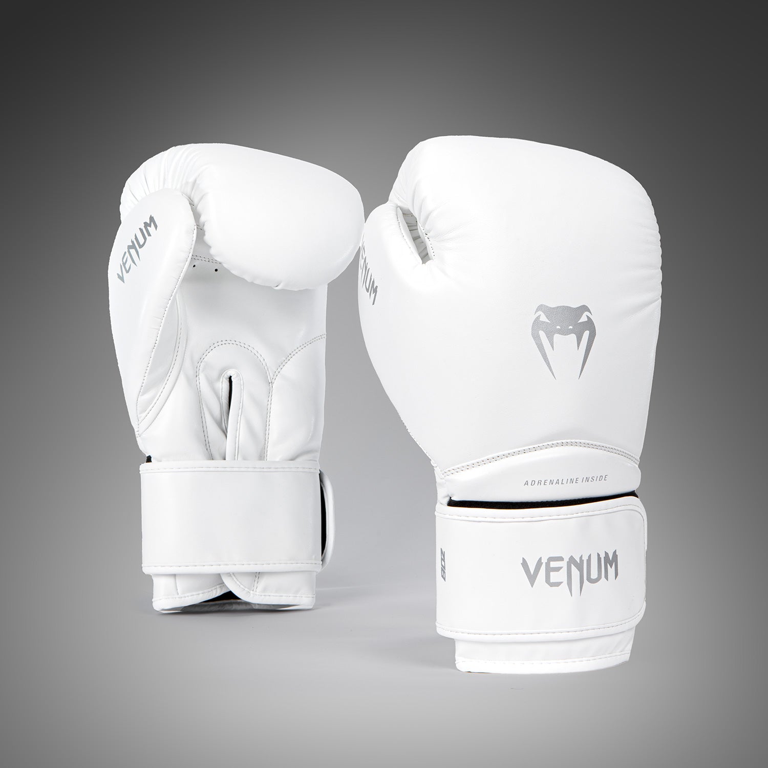 Gants de boxe Venum Contender 1.5 pour enfants - Blanc/Argent