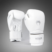 Gants de boxe Venum Contender 1.5 pour enfants - Blanc/Argent