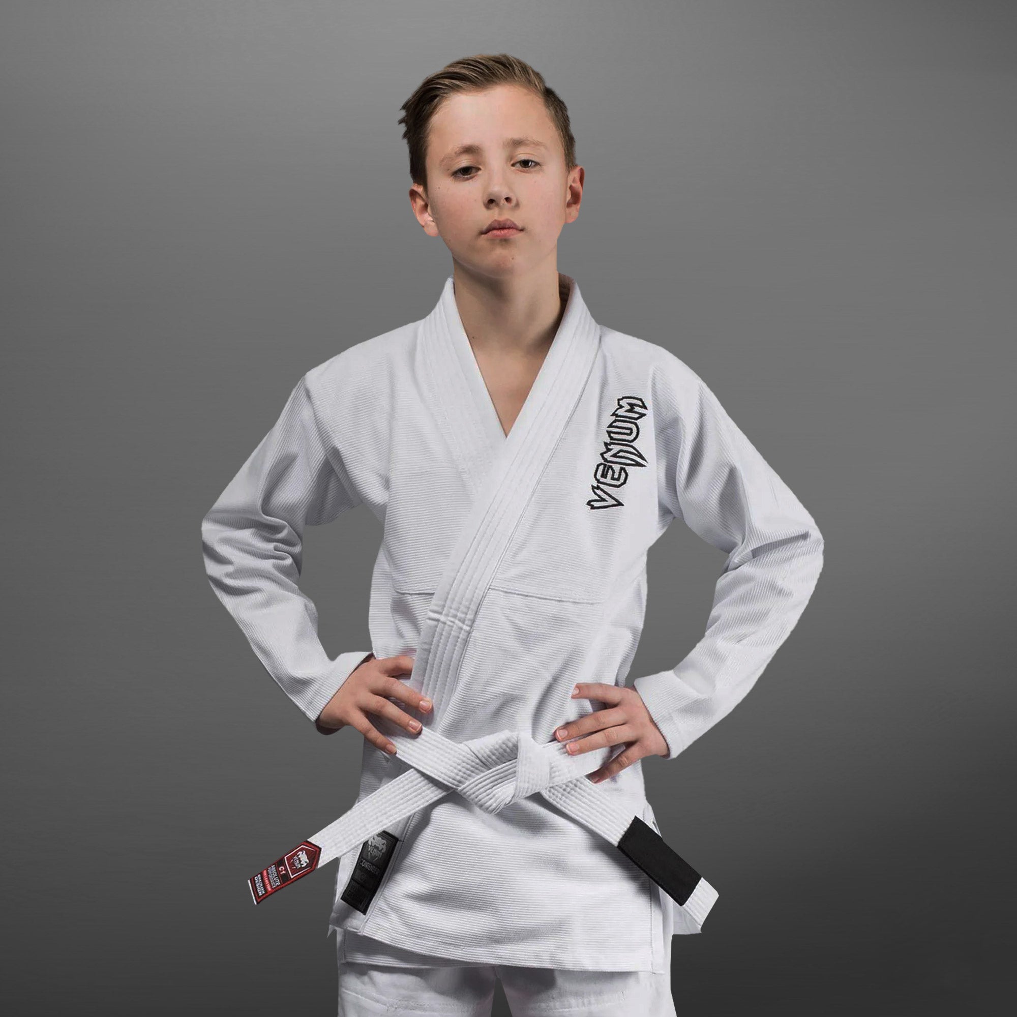 Kimono JJB Blanc (Ceinture blanche offerte) Venum Contender pour Enfants
