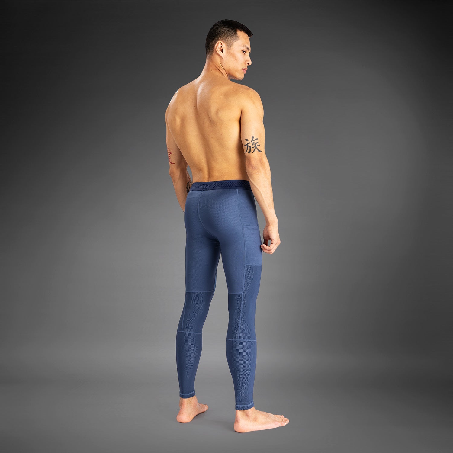 Pantalon de Compression Venum Attack - Bleu Marine