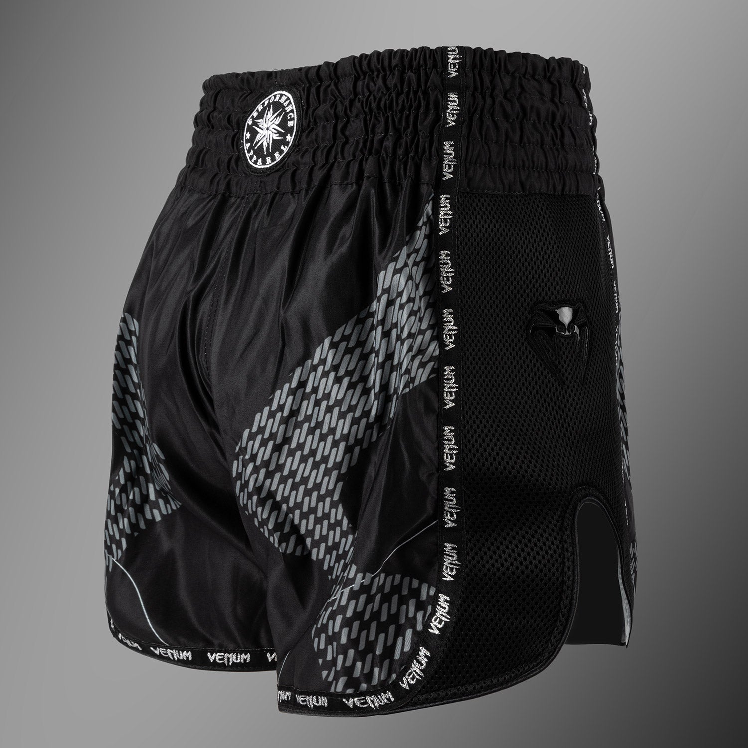 Short de Muay Thai Venum Nexus – Noir/Argent